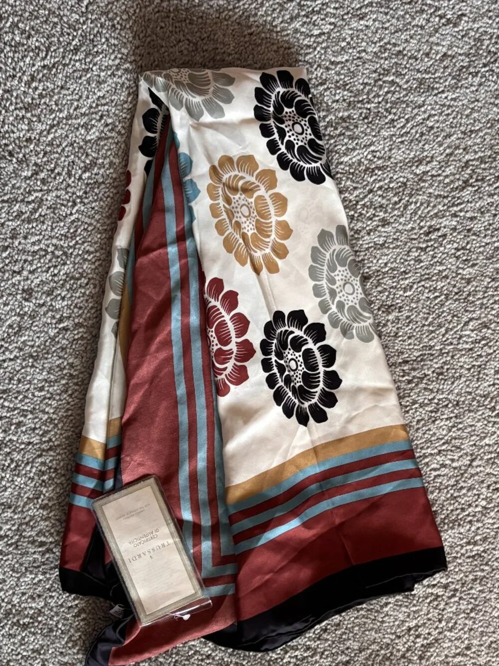 Trussardi vintage silk